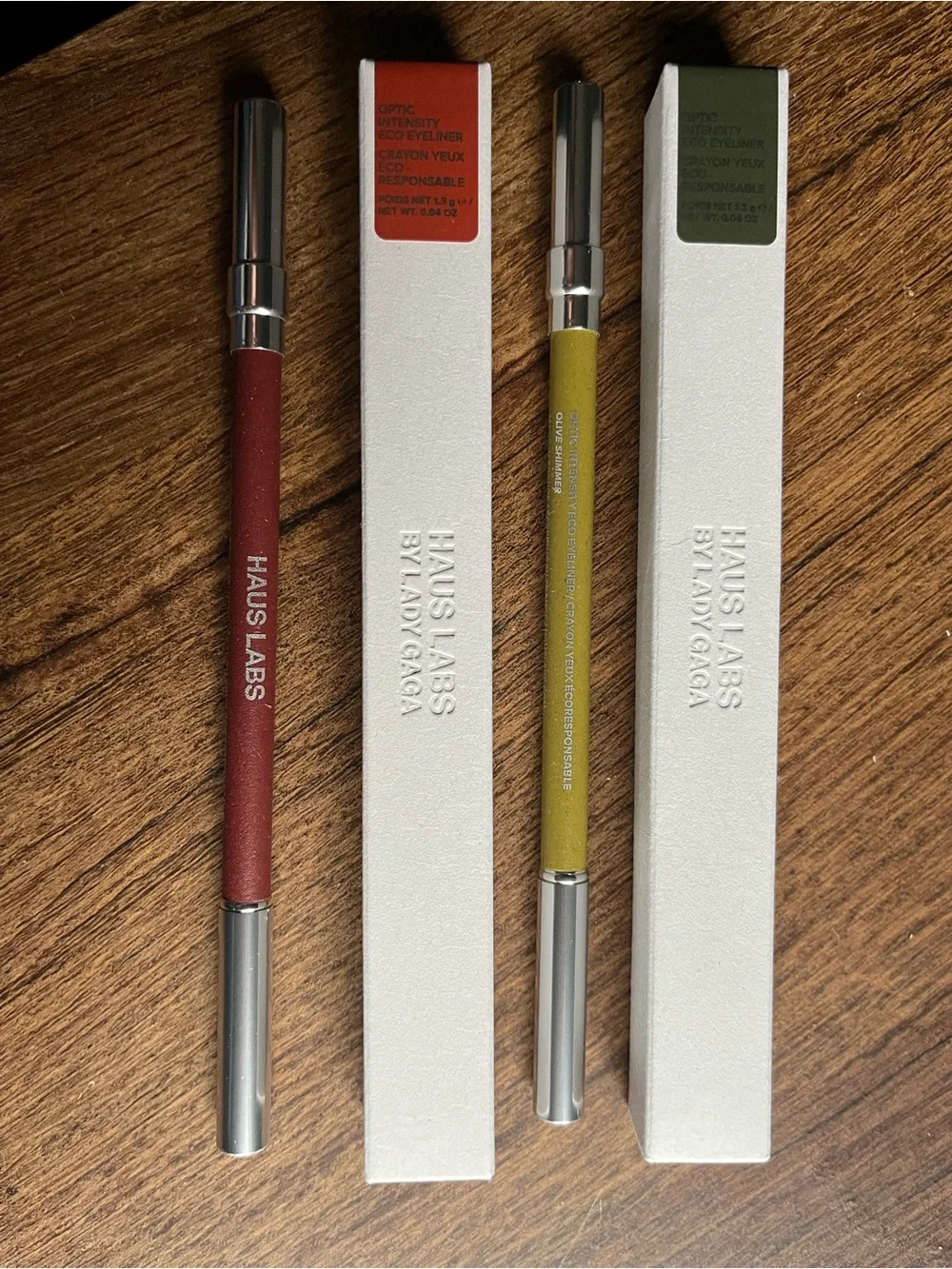 Haus Labs by Lady Gaga Eyeliner - Olive shimmer & Sienna Matte